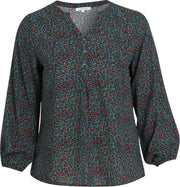 Blouse met luipaardprint
