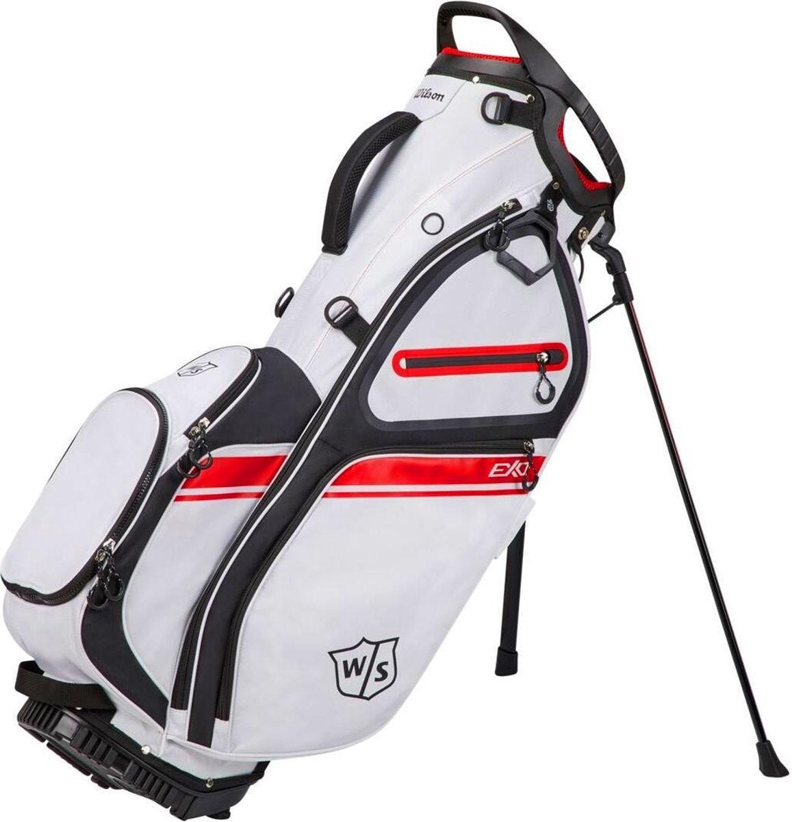 Wilson Staff Exo II  Standbag 2021 - Wit Rood Blauw