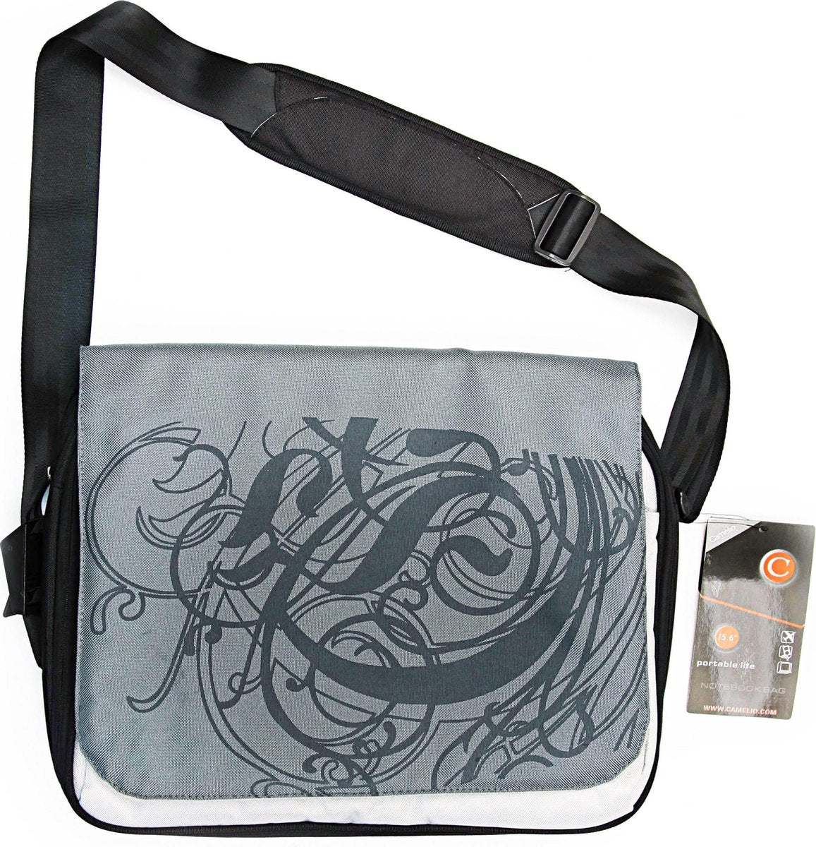 Luxe Messenger Schoudertas Voor Notebook / Apple Macbook Air - 15.4/15.6" Laptop bag - Grey