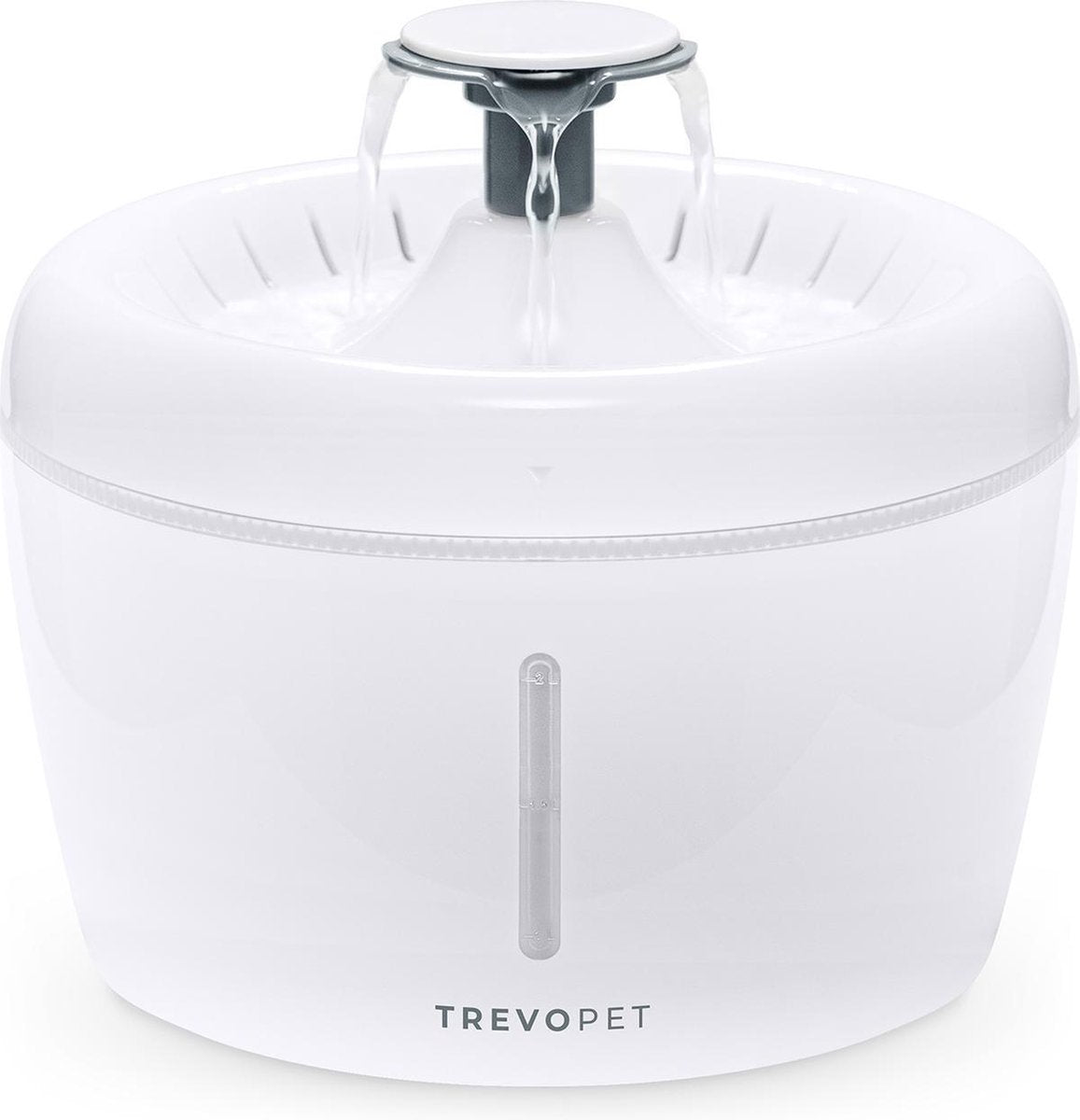 Drinkfontein voor Katten - TrevoPet® - Waterfontein Kat - Kattenfontein - Drinkfontein Kat - 2.5 Liter - Fluisterstil - Inclusief Filter