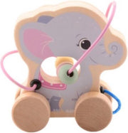 Jouéco Trekfiguur Olifant Junior 15 X 14 Cm Hout