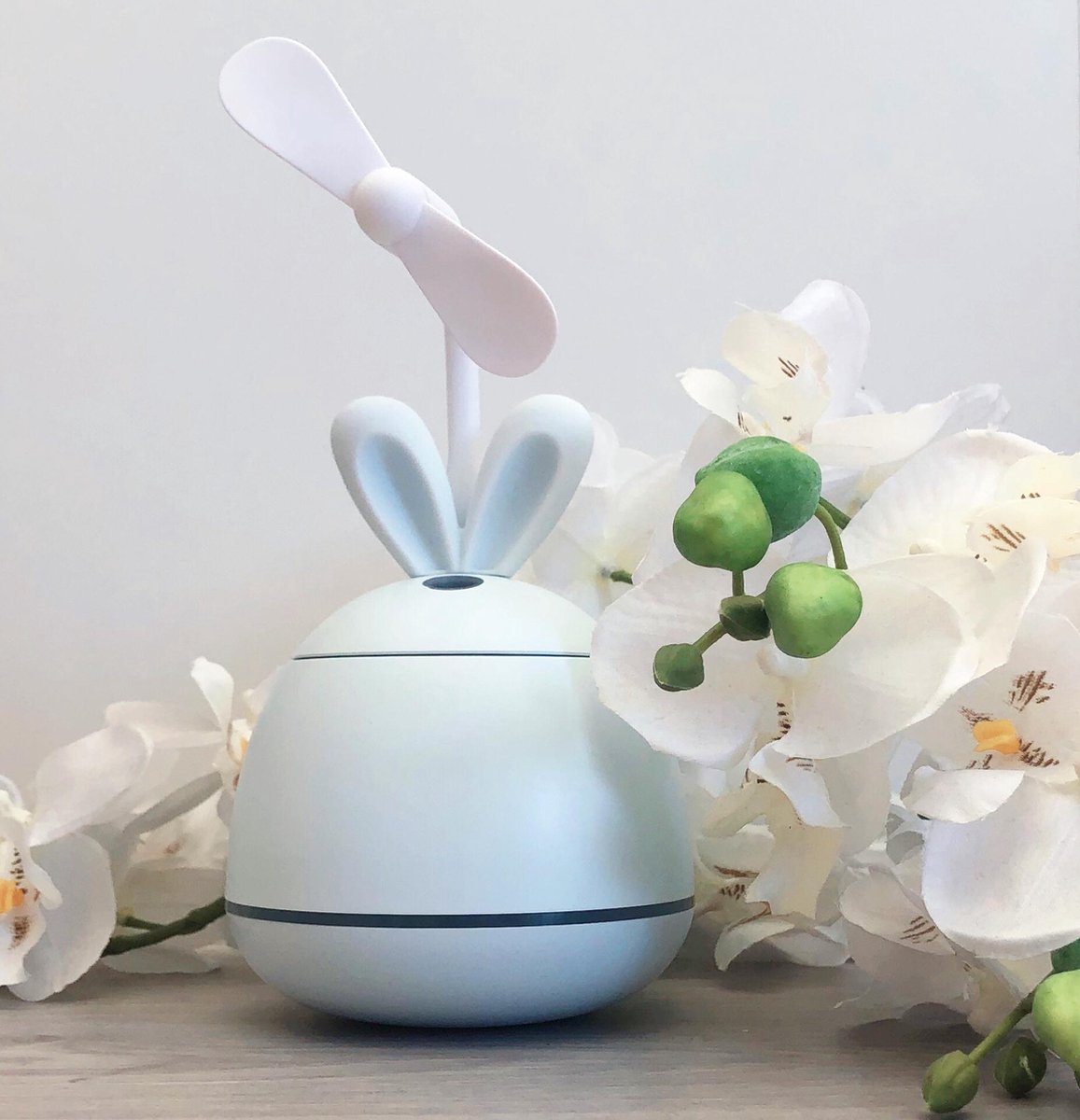 Luchtbevochtiger blauw konijn - humidifier - babykamer - kind