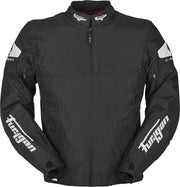 Furygan Atom Vented Black White Motorcycle Jacket L