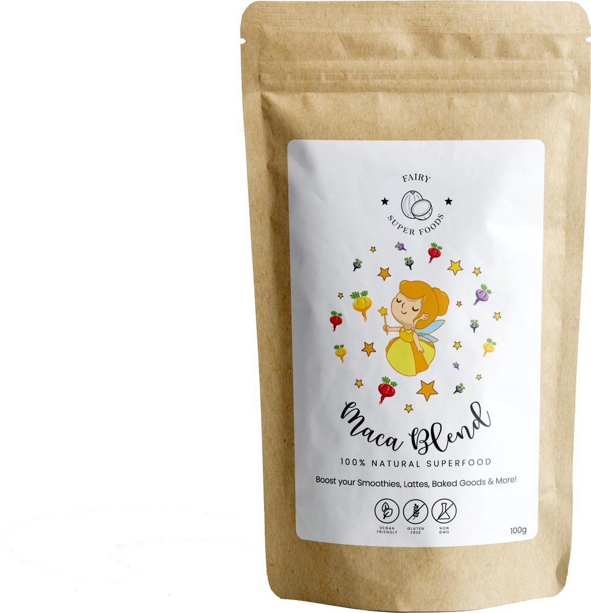 Biologische Maca poeder - Organic Maca Blend - Fairy Superfoods - 100g