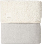 Koeka Wiegdeken Vancouver teddy - grey mel./natural 75x100cm