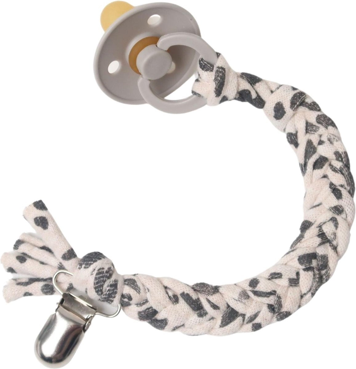 LOVEissue speenkoord Siberian tiger - BIBS speen Sand T2 - 6 tm 18 mnd - voordeel set