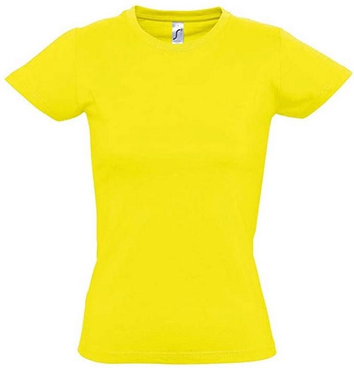 SOLS Dames/dames Imperial Heavy Short Sleeve T-Shirt (Citroen)