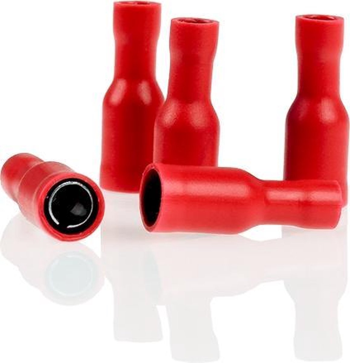 Alca Kabelschoentjes - Rood- Rond 4