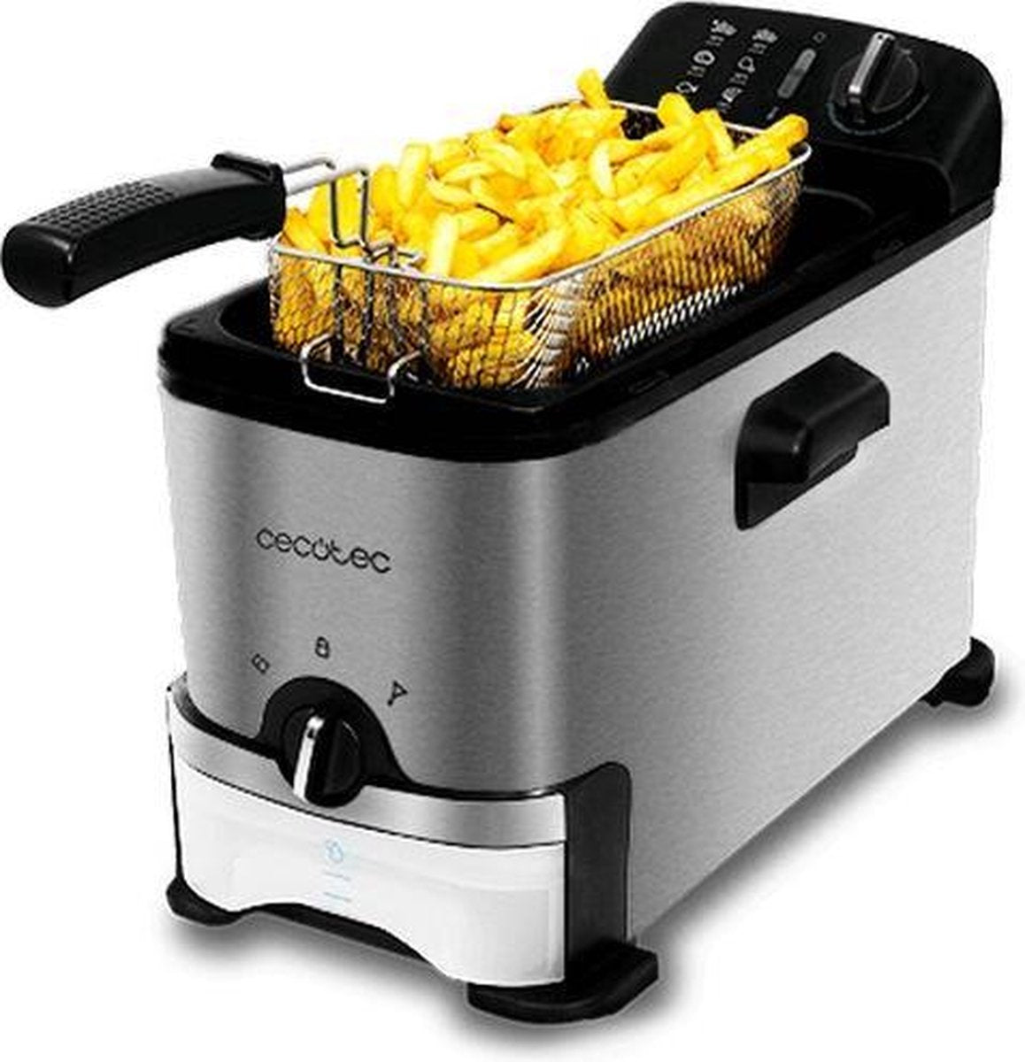 Frituurmachine Cecotec CleanFry 3000 ProFilter 3 L 2000W Zwart Roestvrij staal