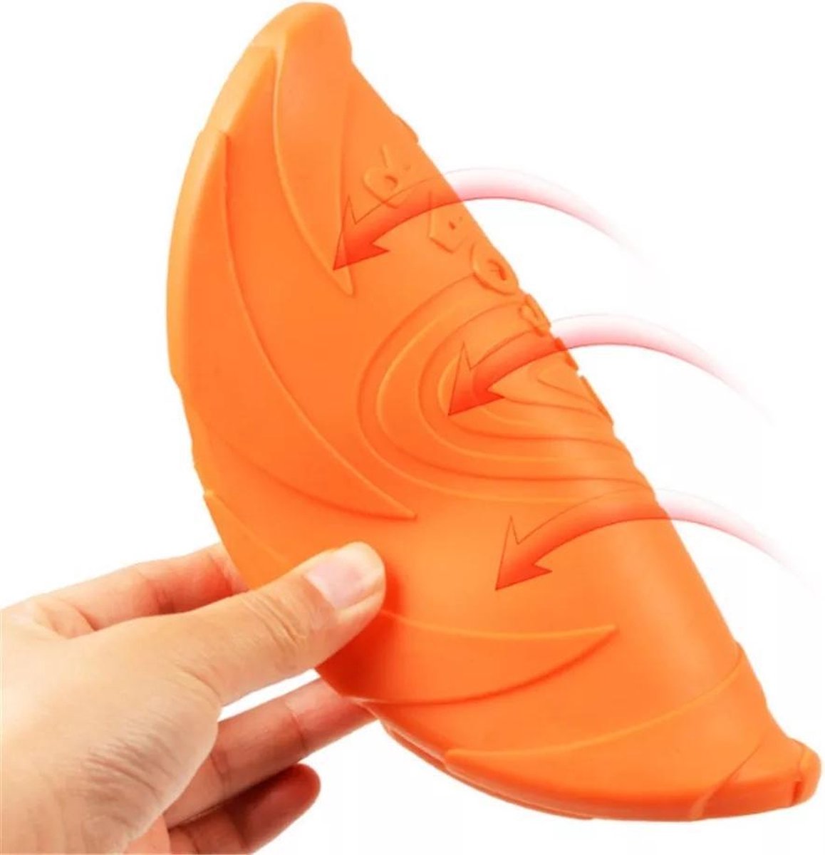 Dog toy tpr flying frisbee assorted colors