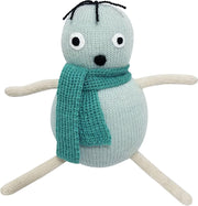 Luckyboysunday Knuffelpop 14 Cm Junior Alpaca-wol Blauw