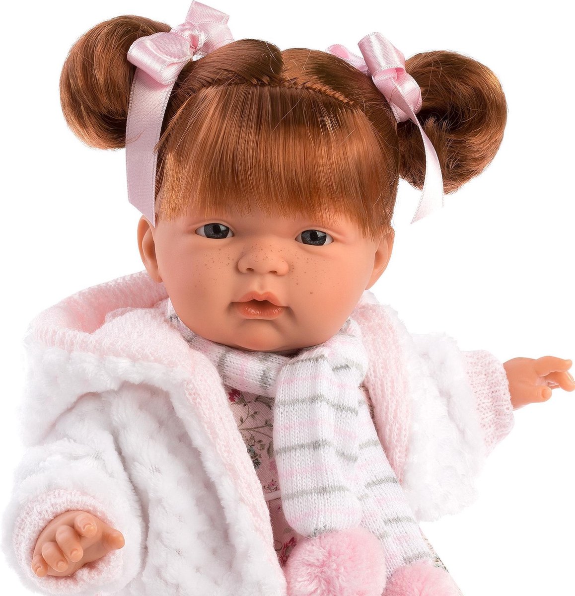 Llorens Kate llorona met rood haar geluid en speen