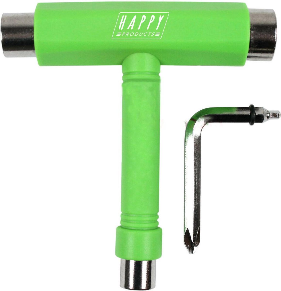 Happy products Skate tool - T-tool - Groen - Geschikt voor alle skateboards
