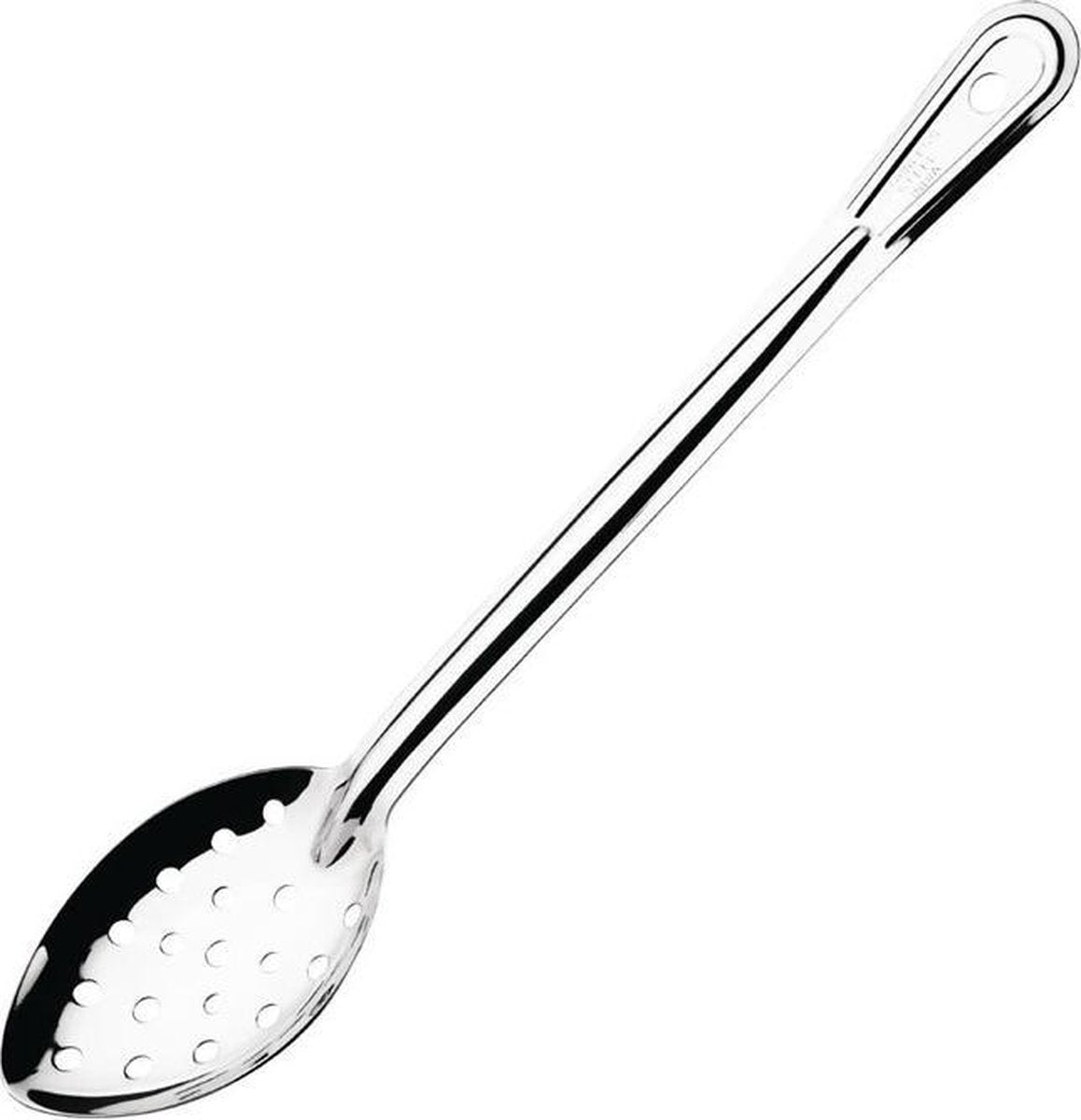 Vogue RVS geperforeerde serveerlepel 33cm