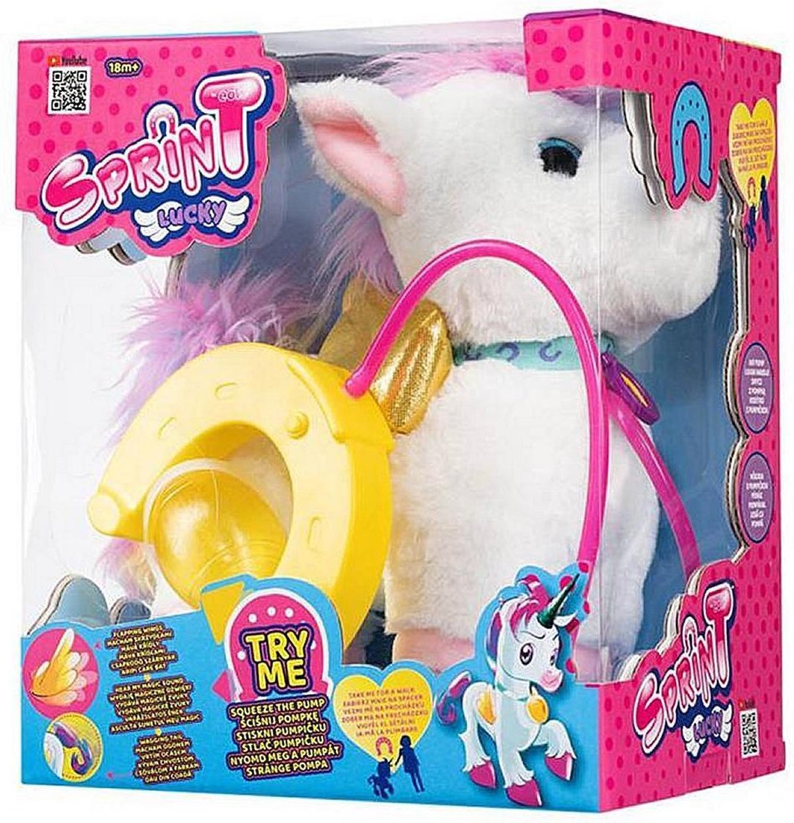 Trekfiguur Sprint Unicorn - met leuke geluiden