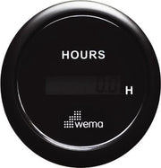 WEMA AANWIJS INSTR. ZWART UREN TELLER