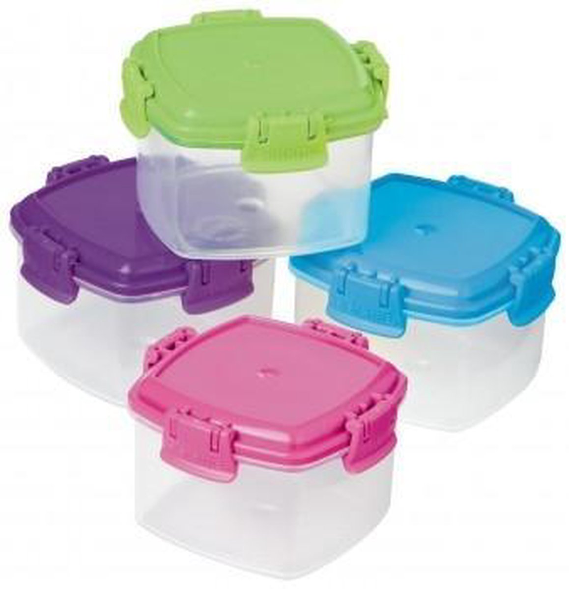 Sistema To Go Voorraaddoos - Set van 4 Stuks - 62ml