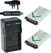 ChiliPower 2 x NP-BX1 accu's voor Sony - Charger Kit + car-charger - UK versie
