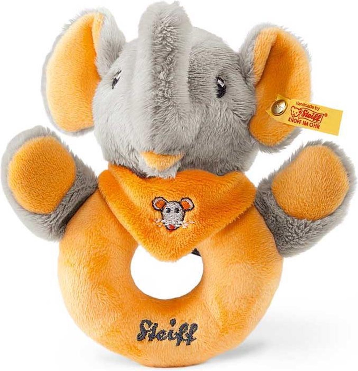 Steiff BabyTrampili Olifant grijpring 12 cm. EAN 240270