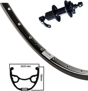ACHTERWIEL 28INCH/622 SHIMANO/RYDE ZWART CASSETTE 8/9/10 SCHIJFREM 6-P