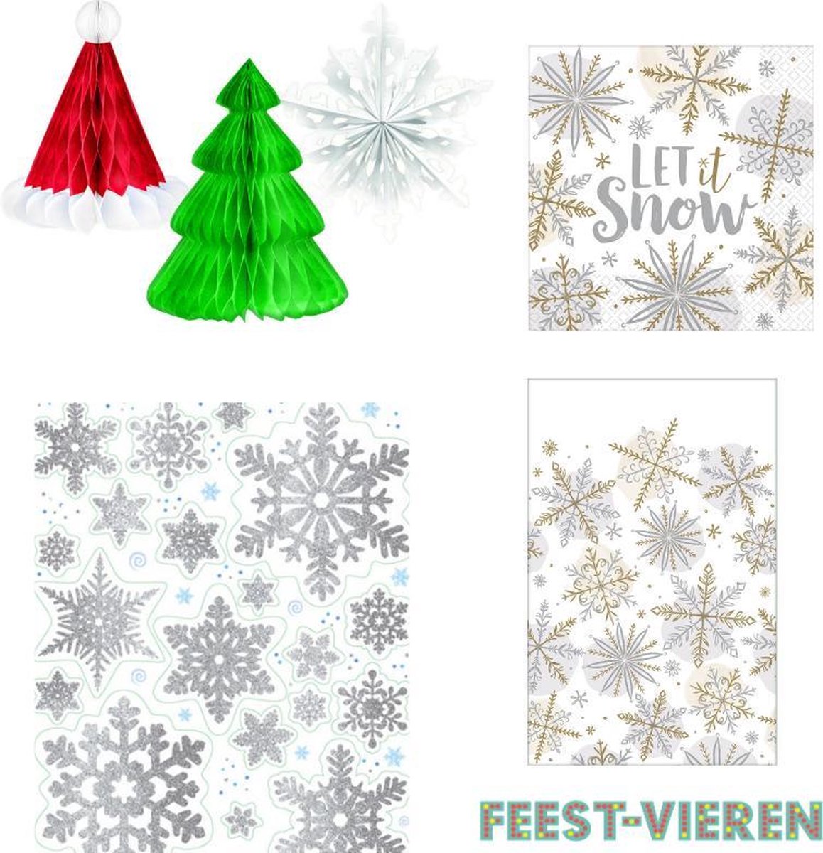 Kerst decoratie set