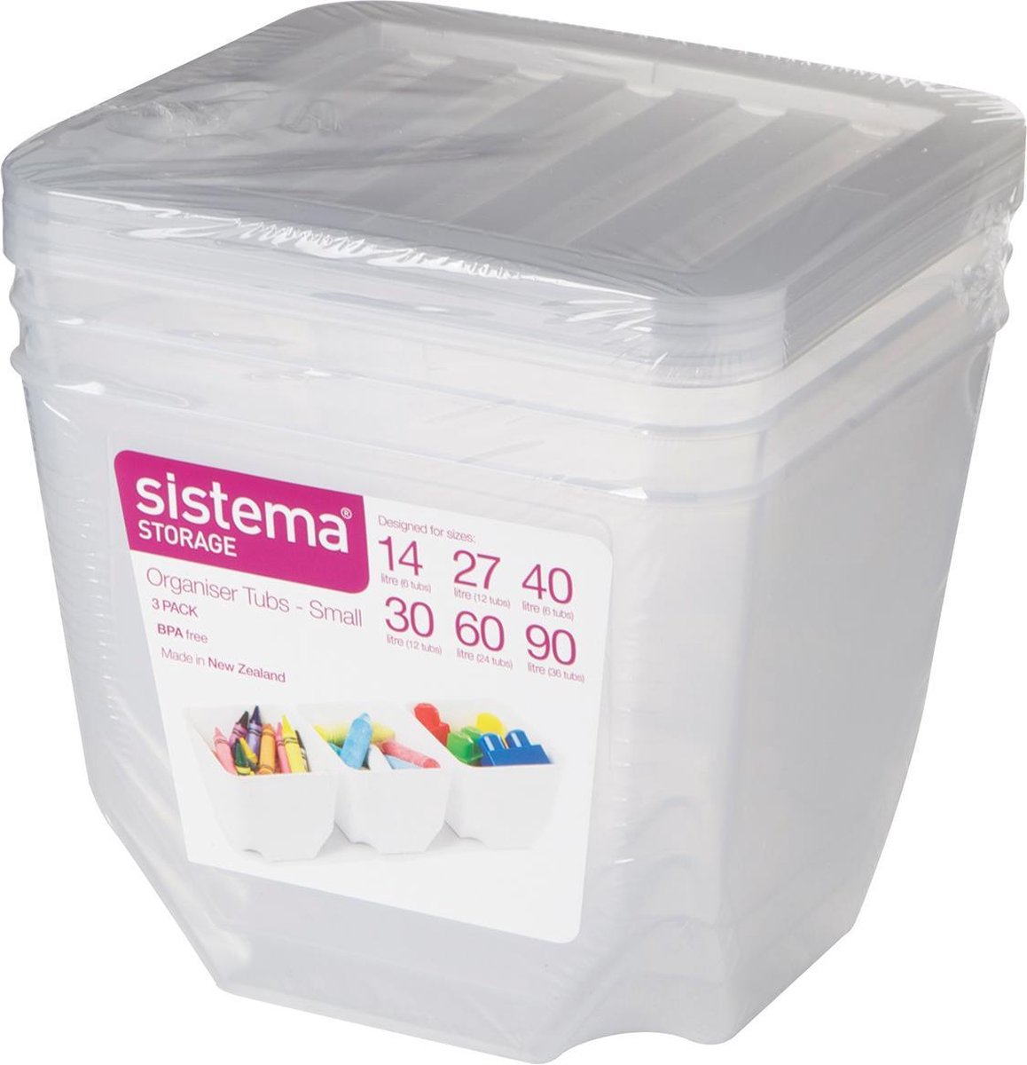 Sistema Storage Opbergbox - Met Deksel - Transparant - 1.3 Liter
