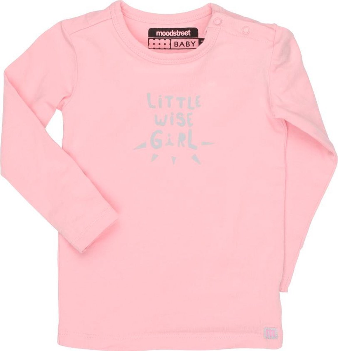 Moodstreet Unisex T-shirt - light pink - Maat 74