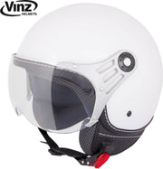 Vinz Scooterhelm / Jethelm - Wit - Medium