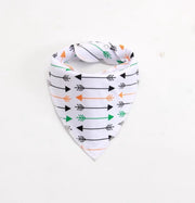 JillyBee - Slab - Slabbetje - Slabber - Bandana - Pijltjes - Pijlen - Pijl - Groen - Oranje - Zwart