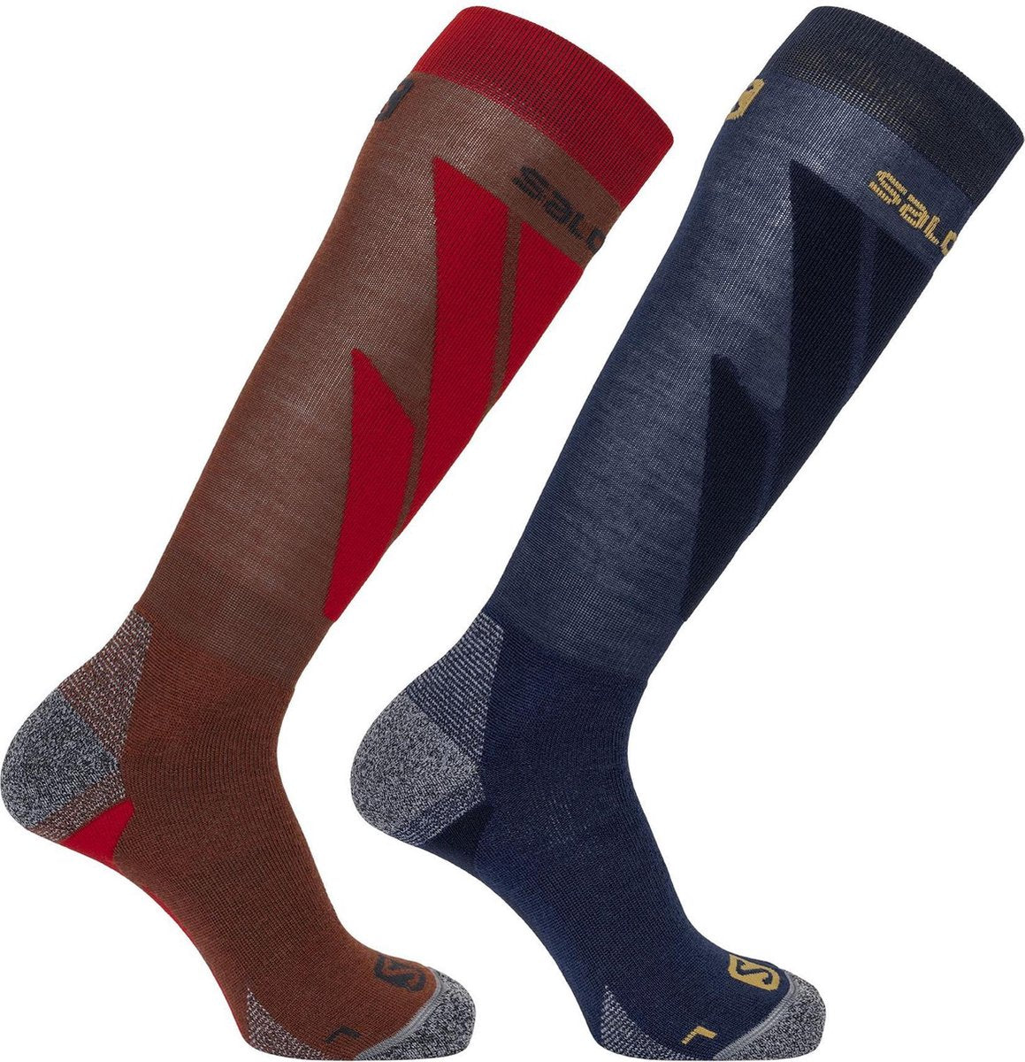 Salomon Wintersportsokken - Maat 39-41 - Mannen - rood