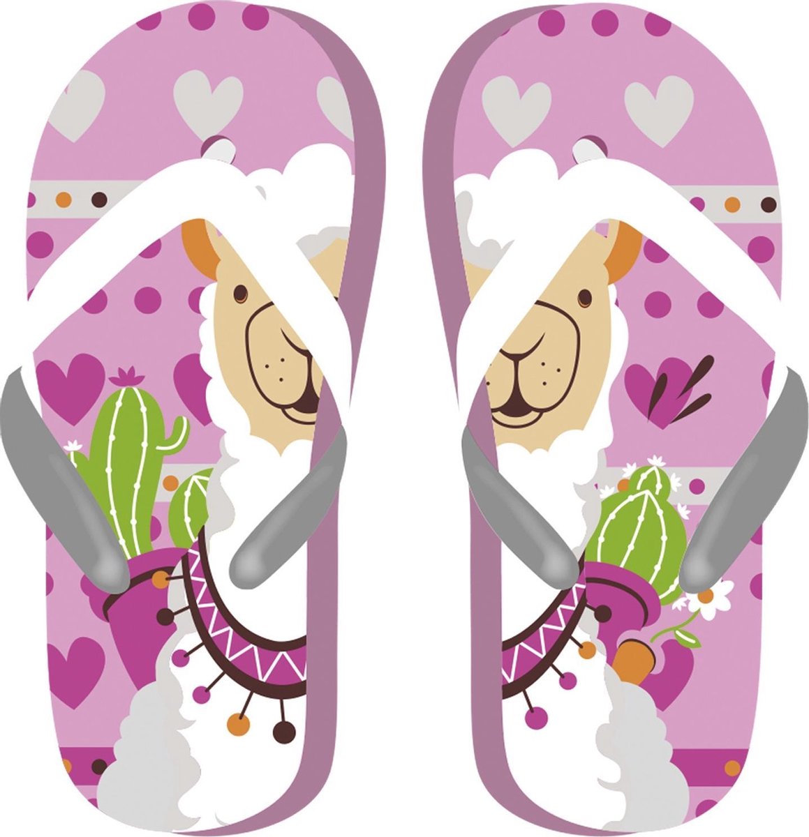 Arditex Teenslippers Llama2 Meisjes Eva Roze Maat 40