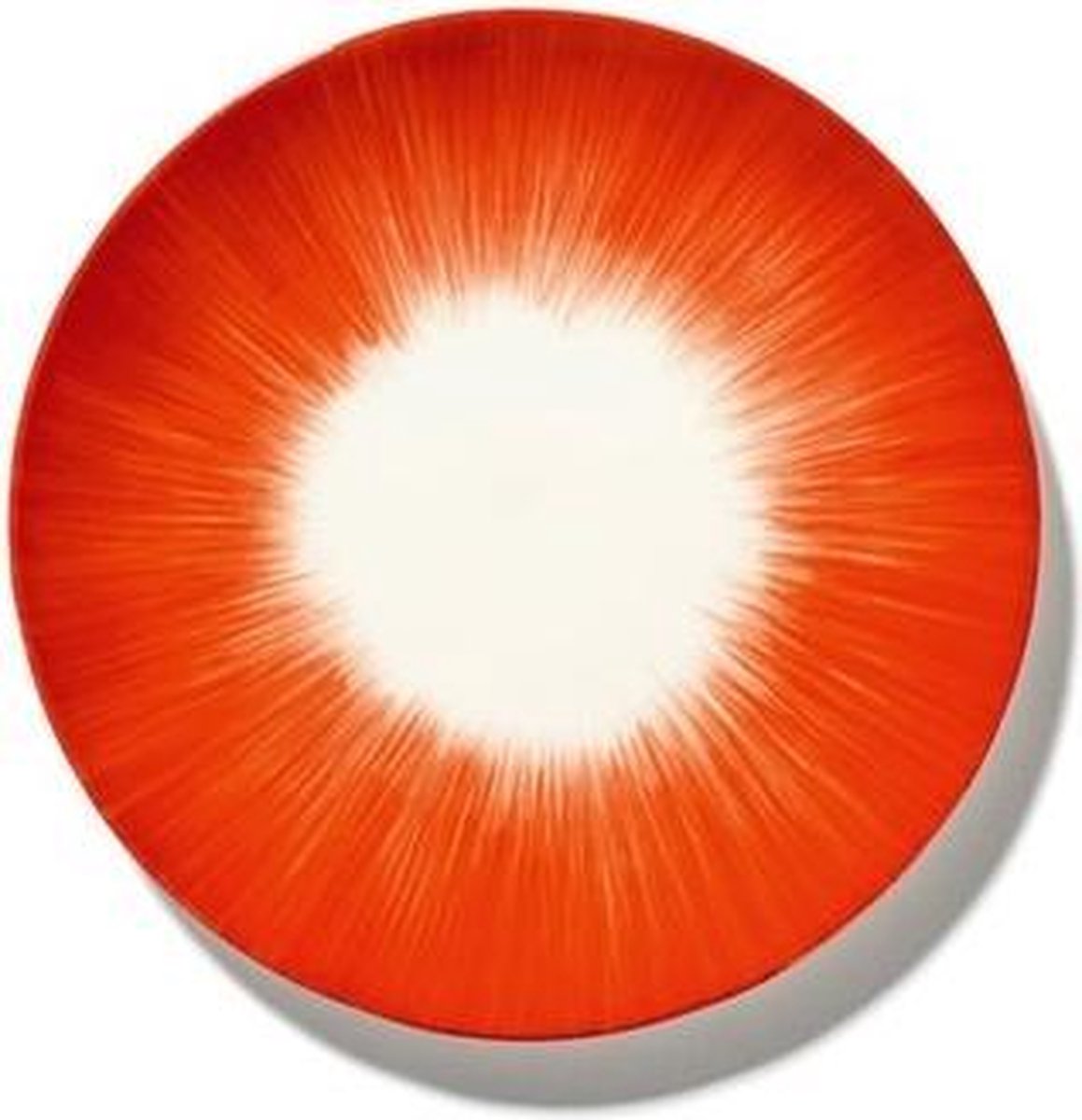 Serax Ann Demeulemeester Dé bord D17.5cm off white/red var5