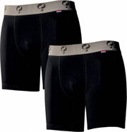 Q1905-Quick Heren Boxer 2-Pack  -  Black / Black