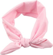 Baby Haarband Stretch met Strik Licht Roze voor baby's en kinderen van 0 tot 5 jaar - Heble