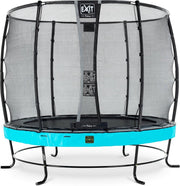 Trampoline EXIT Elegant Premium - ø253cm + net Deluxe - blauw