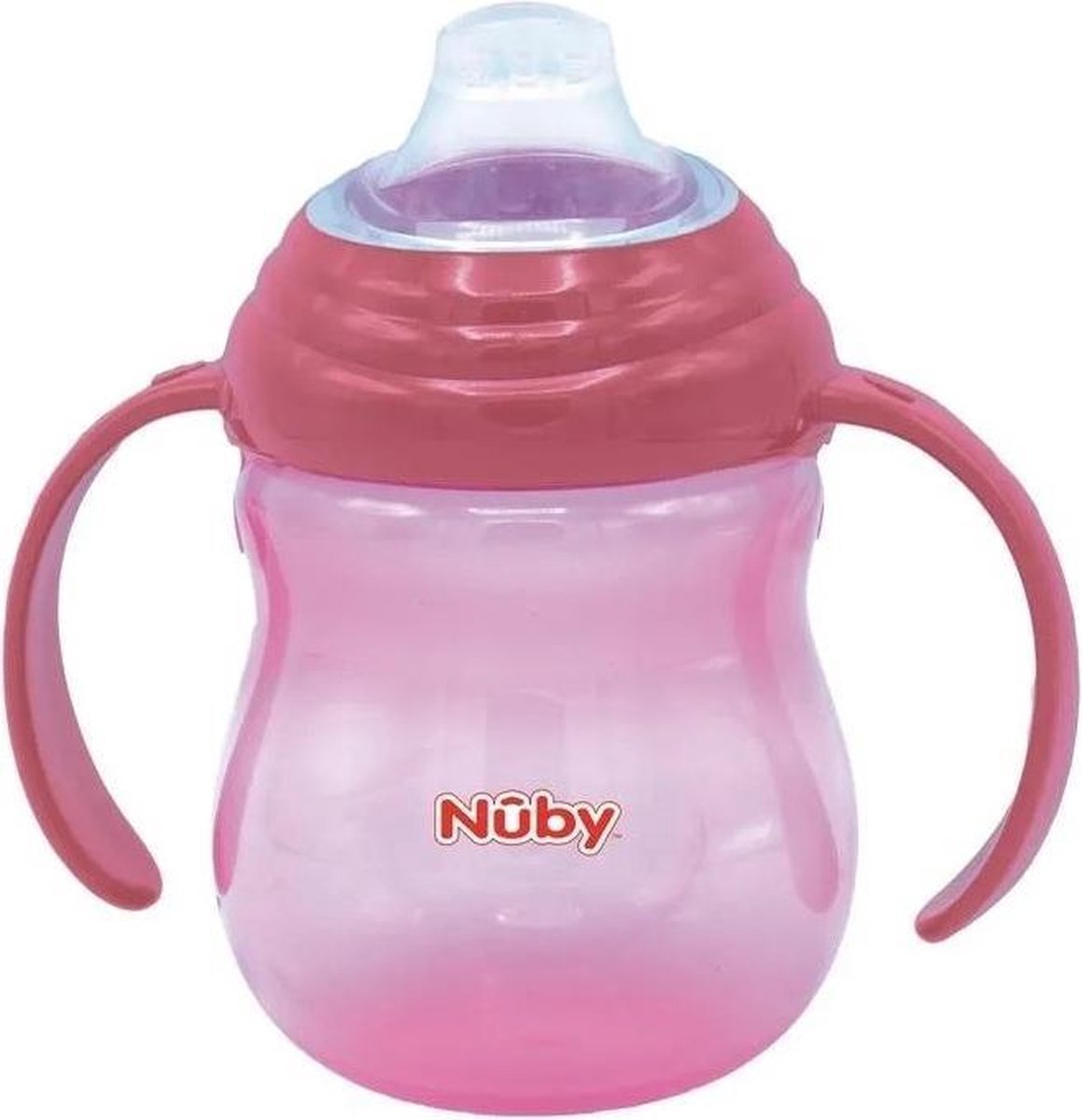 Nuby Antilekbeker Met Handvatten 270 Ml Roze