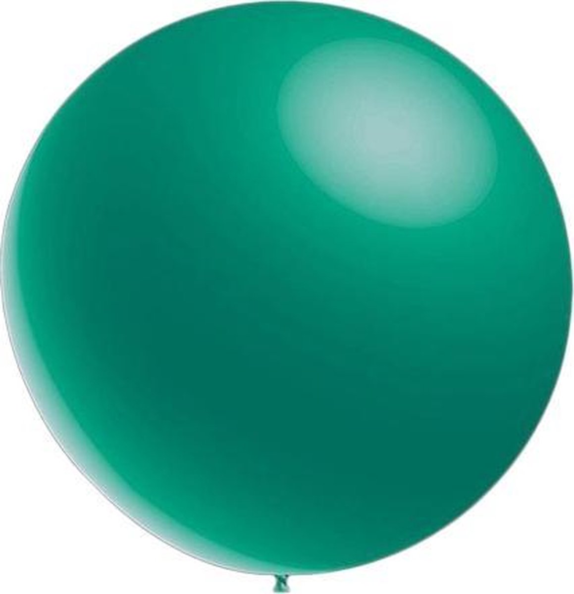 100 stuks - Metallic decoratieballonnen turquoise 28 cm professionele kwaliteit