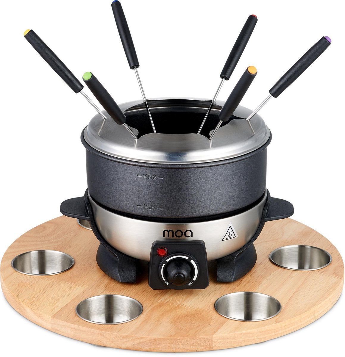 MOA Elektrische Fonduepan - Fondueset - Fondue - FP02S