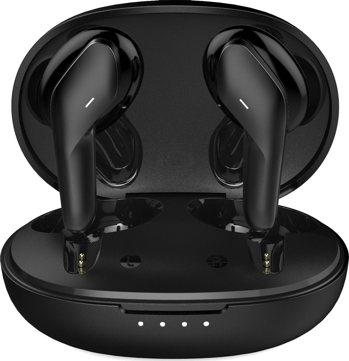 Tuddrom T19 Zwart - Wireless Earbuds Oordopjes met Powerbank Opbergdoos - Polymer Composite Diaphragm Drivers - Bluetooth 5.0 - IPX5 Waterdicht - 2 Jaar Garantie