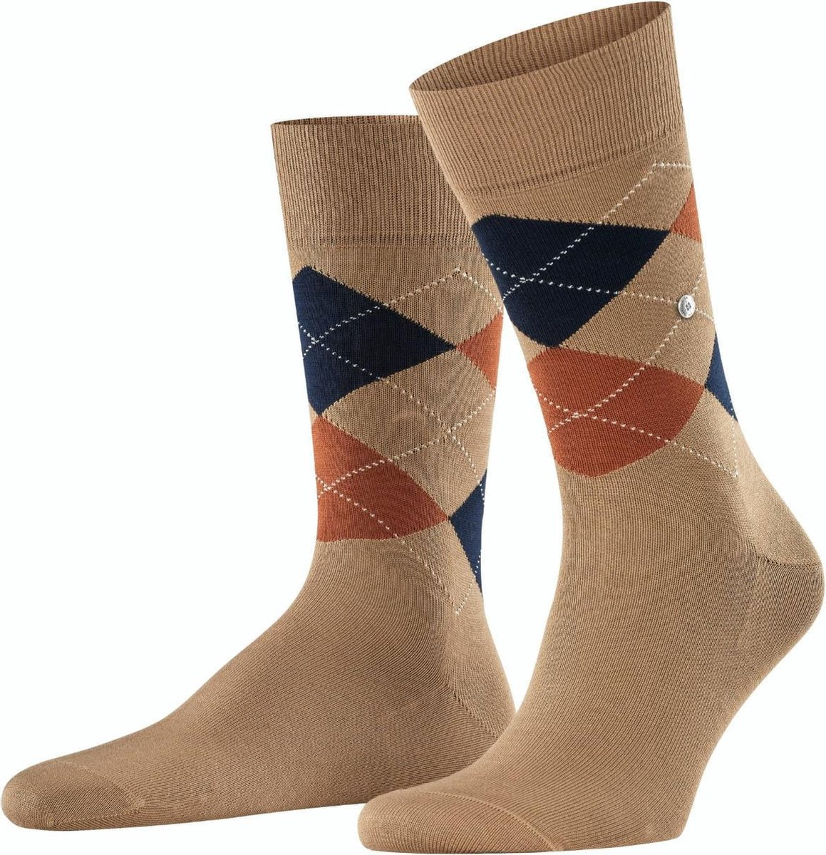 Burlington Manchester Herensok 20182 - Meerkleurig 5069 chocolate Heren - 40-46