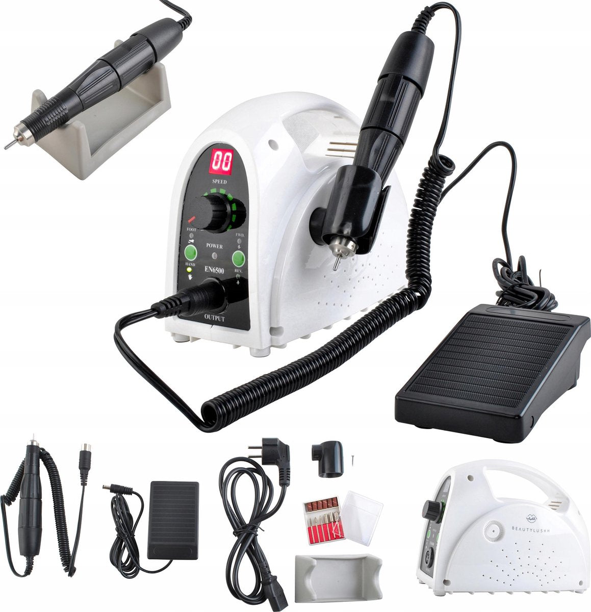 Nagelfrees Machine Set – Echt Professioneel – Nagel Freesmachine Voor Manicure & Pedicure Motor – 65 watt