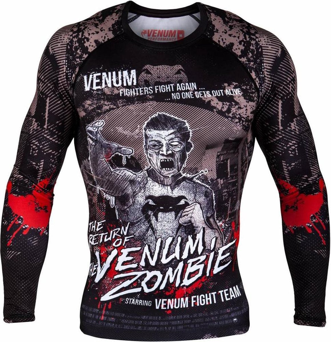 Venum Zombie Return Rash Guard L / S compressieshirt Kies uw maat: S