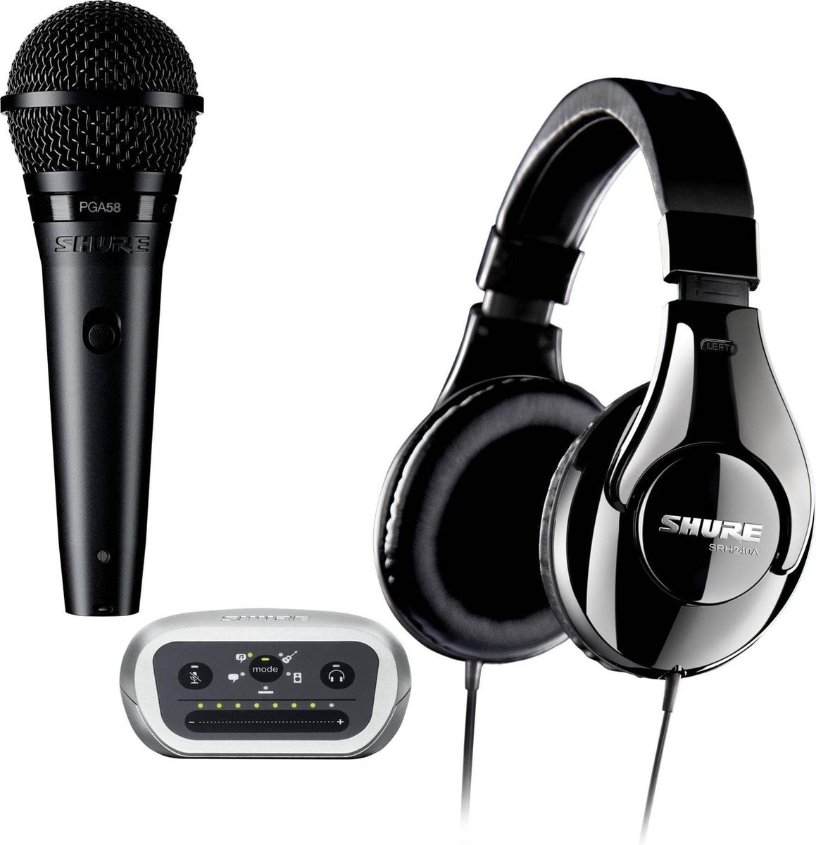 Shure P58-CN-240-MVI-EFS Digital recording kit