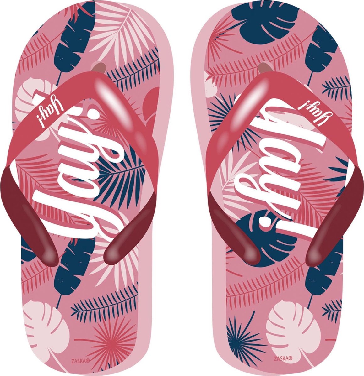 Arditex Teenslippers Tropical Yay! Dames Roze/blauw Maat 34