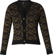YEST Caelyn Vest - Dark Blue Multi-col - maat 48