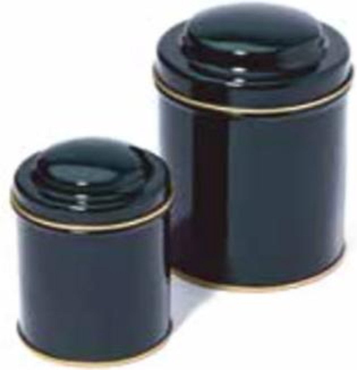 Theeblik losse thee - Zonder thee - Zwart -50 gram