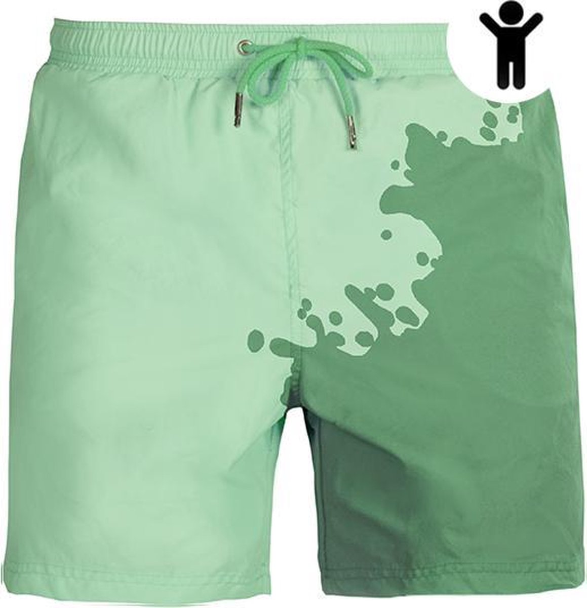Mint - Groen | Kleurveranderende zwembroek
