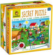 Ludattica Puzzel Boerderij Junior 35 X 50 Cm Karton 24-delig