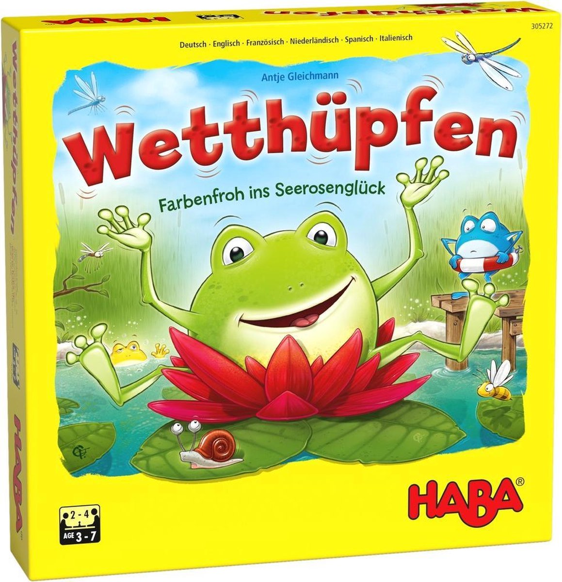 Haba Kinderspel Kikkersprongen (du)