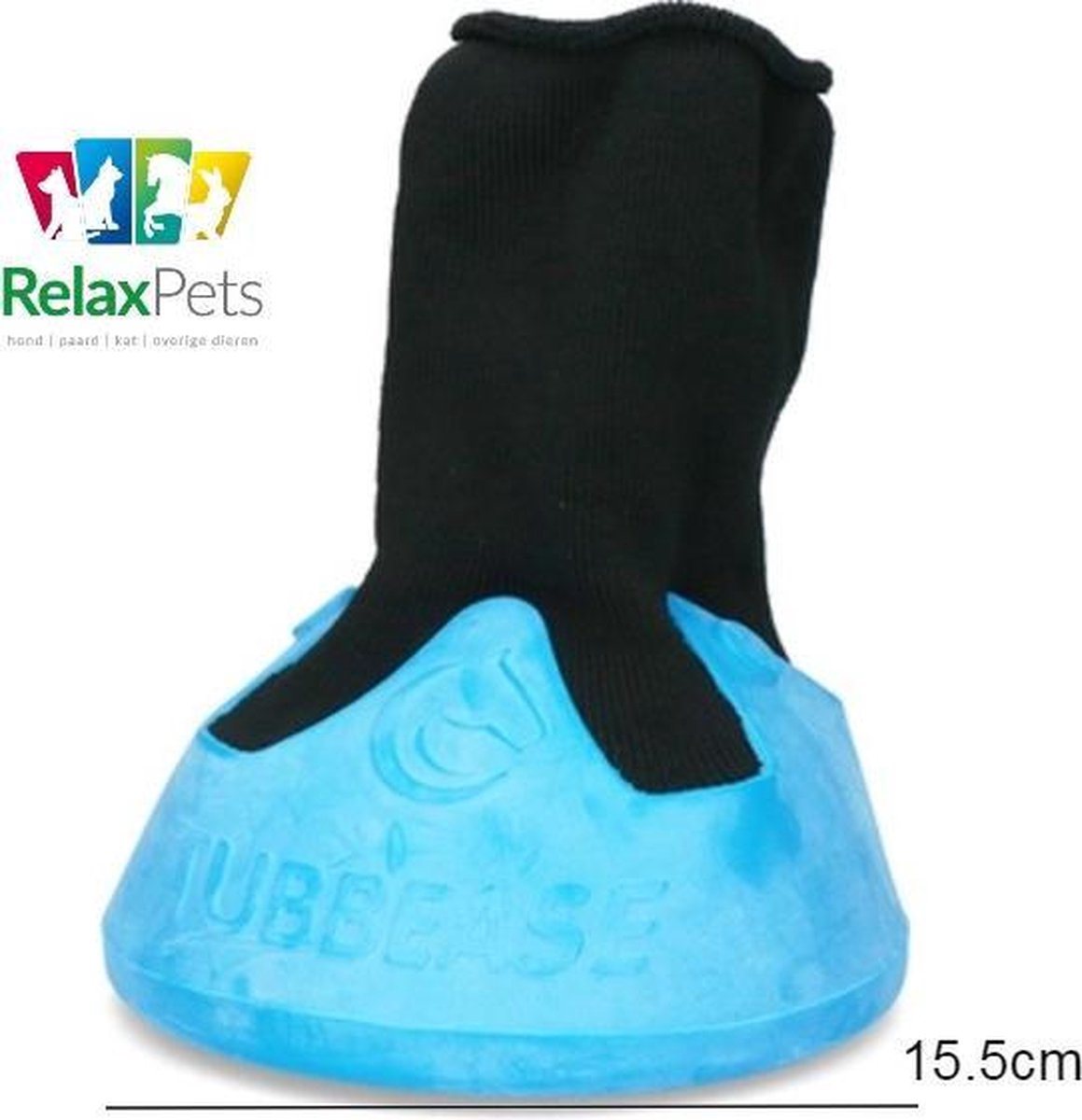 RelaxPets - Hoefschoen - Hoefzak - Hoefschoen Tubbease - Blauw - 155mm